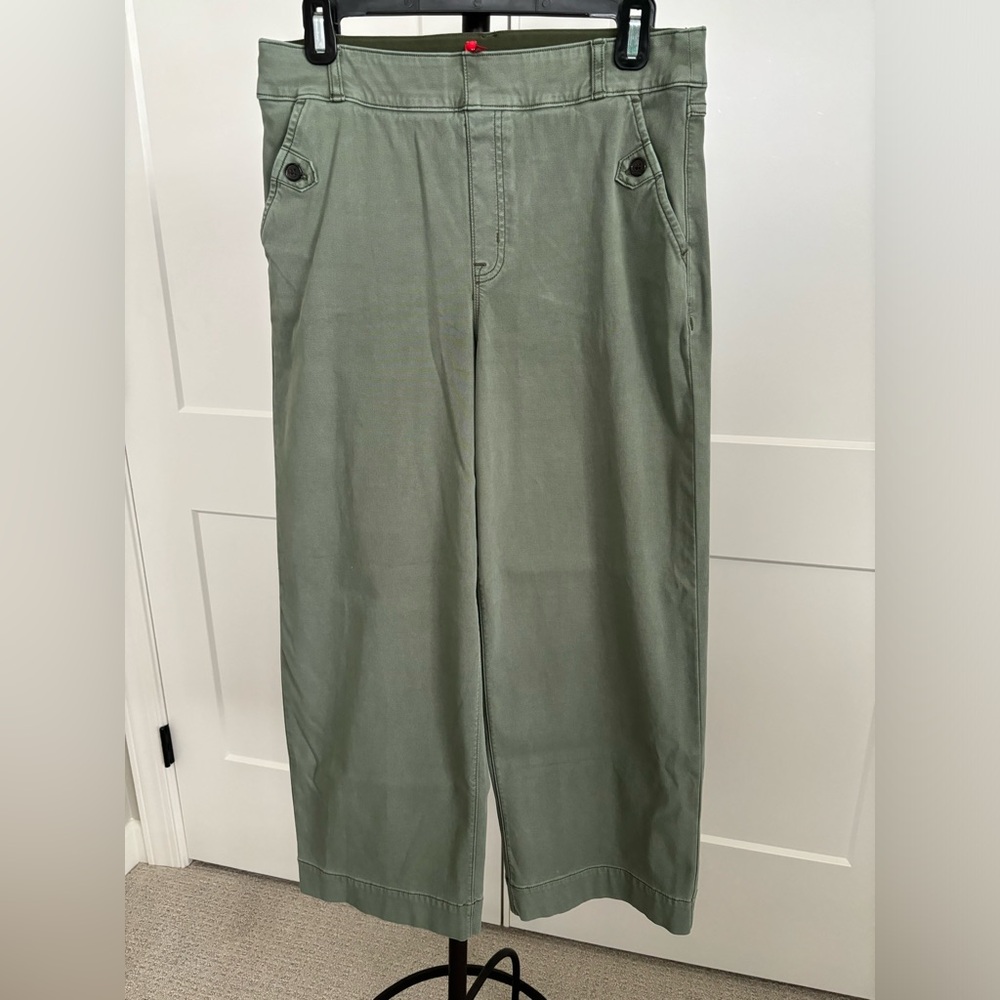 Spanx Stretch Twill Cropped Pant, size L